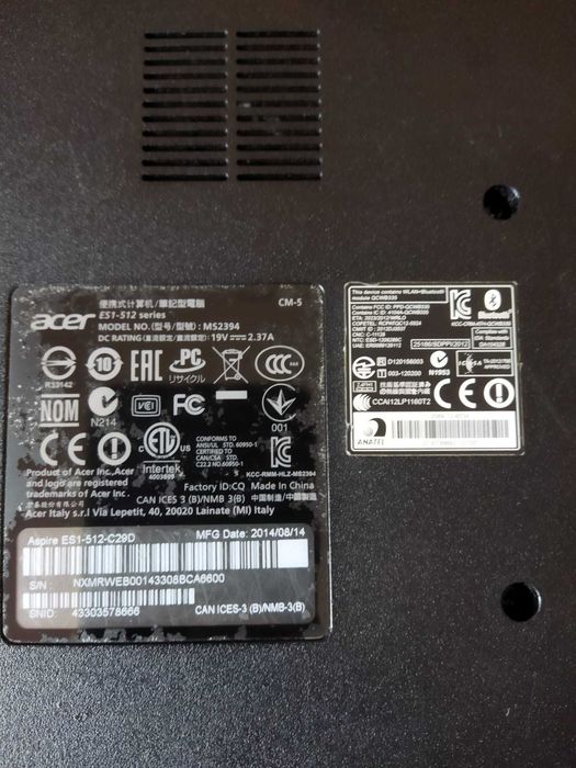 Portátil Acer Aspire ES1-512-series
