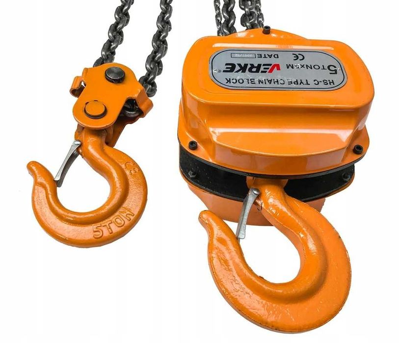 WCIĄGARKA WYCIĄGARKA Wciągnik Silnika Łańcuchowa Wciągnik Ręczna 5T