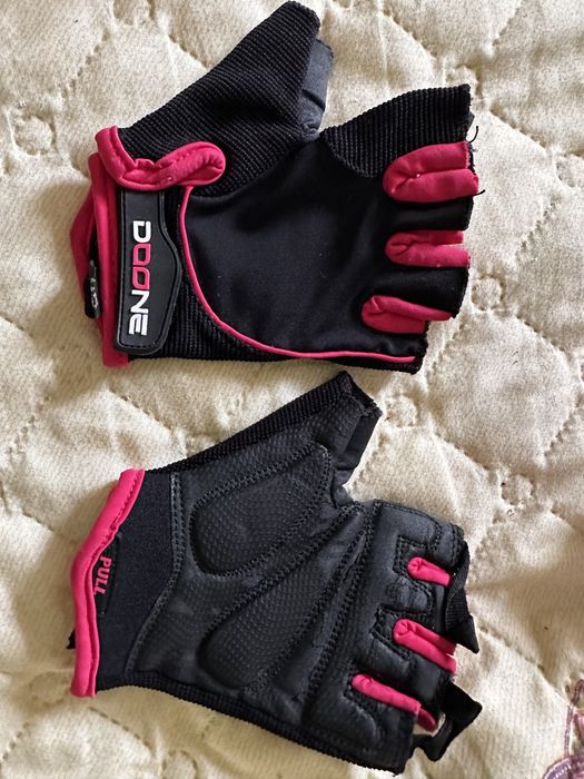 Luvas de treino pretas rosa