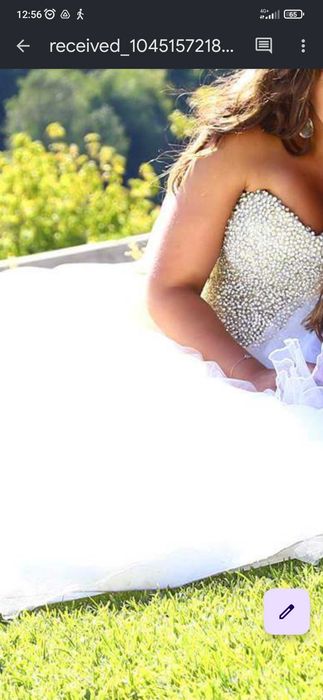 Vestido de noiva princesa