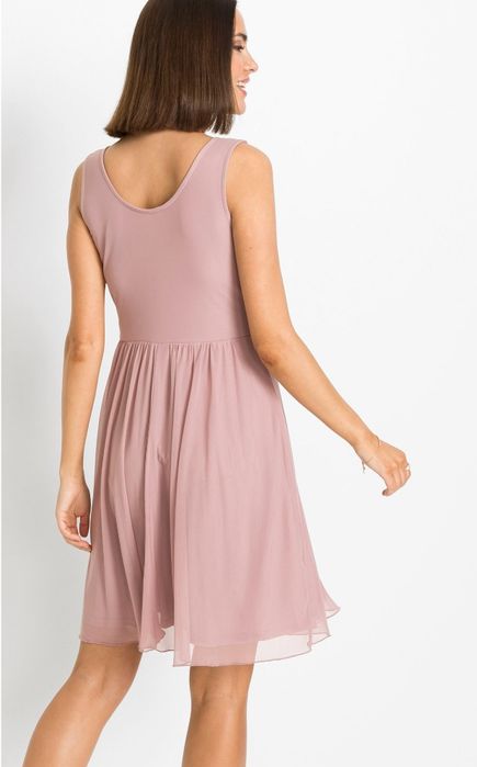 Wyprzedaż sukienka 40 42 siateczka koronka wesele druhna świadkowa kom