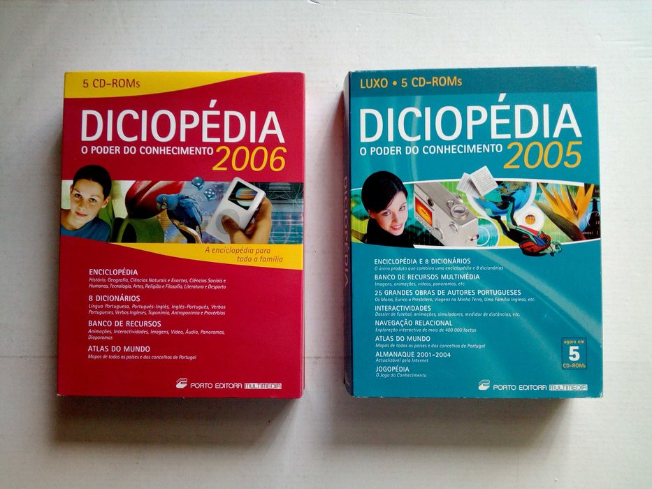 Vendo Conjunto de Diciopédias, cada Contém 5 CD-Roms