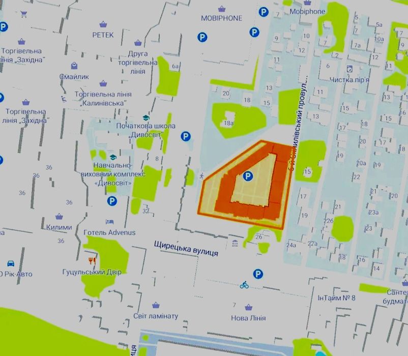 Власне велике паркомісце 15,2 м² у ЖК Well Home (вул. Щирецька, Південний)