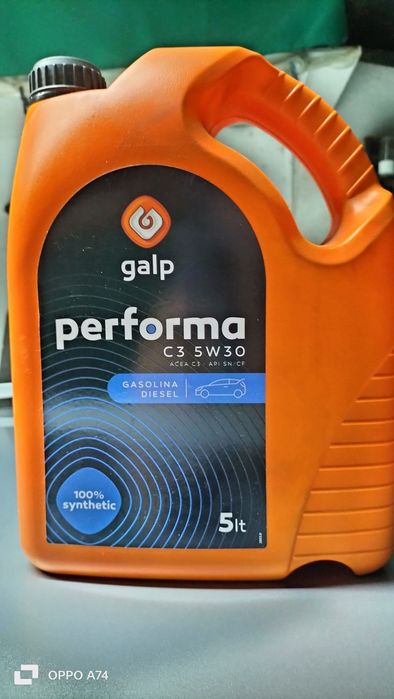 Vendo óleo galp 5w30 , 5 Litros,selado de origem