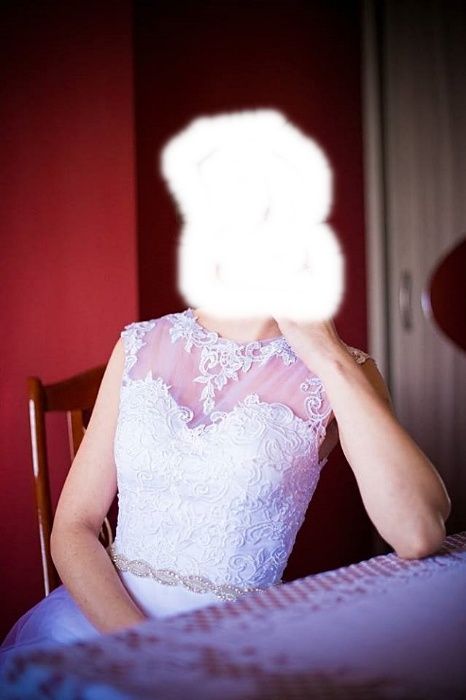 okazja!! suknia ślubna xs-s