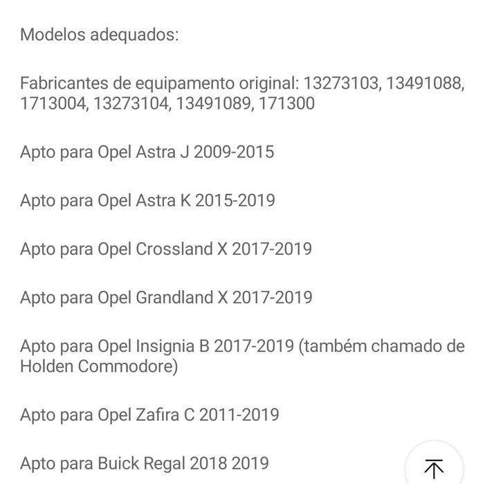 Piscas led em preto para Opel astra k 2015 a 2019/2019
