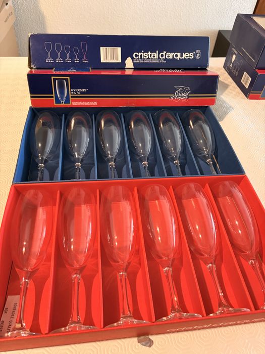 Copos de cristal