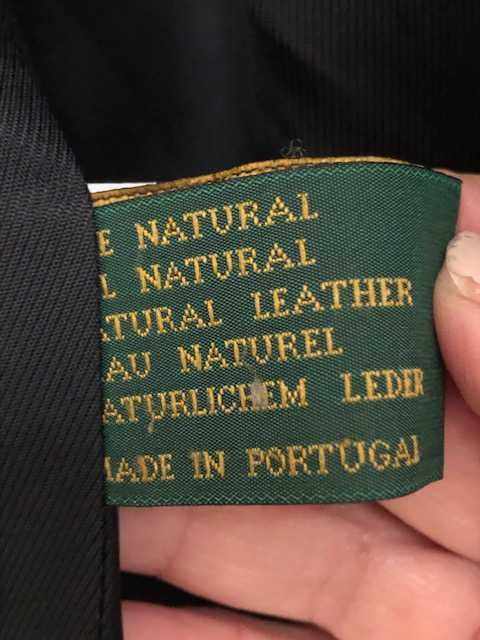 Casaco homem pele genuína marca Socopol