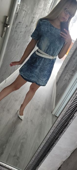 Sukienka jeansowa na lato 36 S