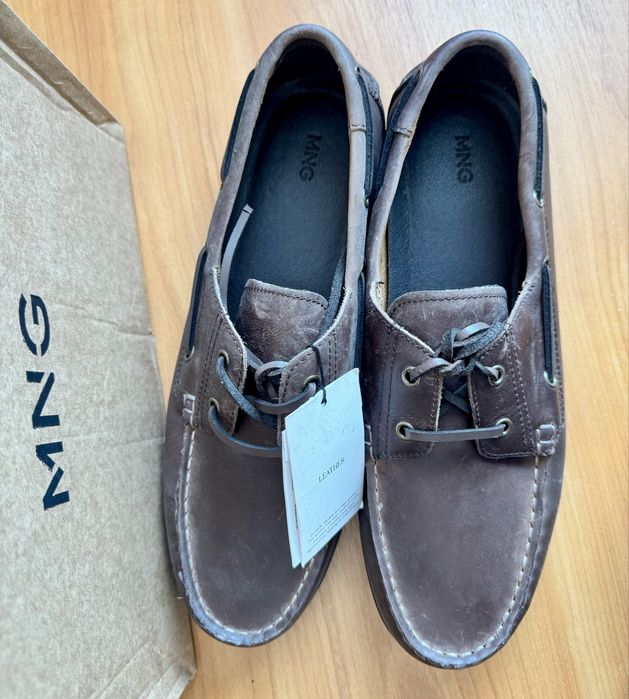 Лофери  чоловічі Mango 100% шкіра