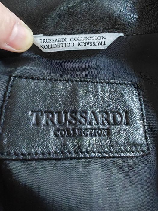 Kurtka skórzana Trussardi