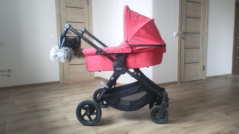 Коляска (2 в 1) BRITAX B-MOTION 4 PLUS Cosmos Black/Wine Red