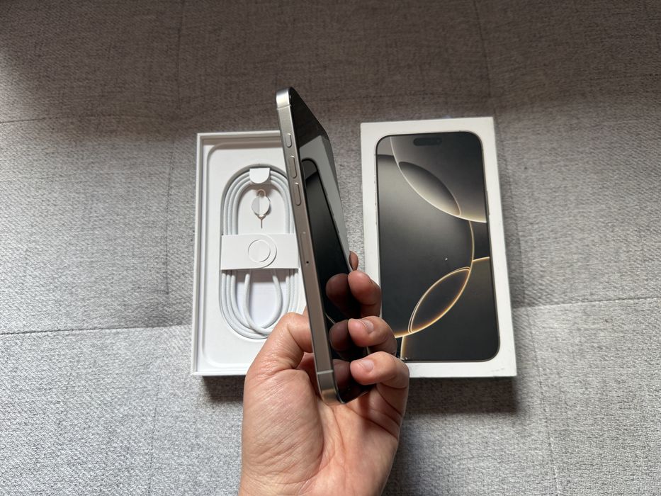  Apple iPhone 16 Pro 256GB Natural Titanium I Bateria 92% I Gwarancja
