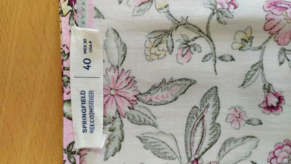 Vestido comprido, Springfield, tam. L