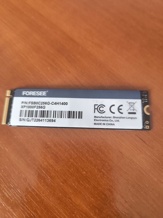 Ssd  накопичувач 256GB M.2 2280