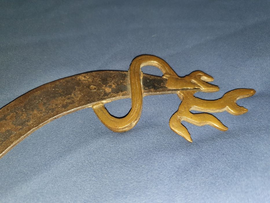 Miecz sztylet kindżał ognisty buddyjski ceremonialny Dorie Varja Tybet