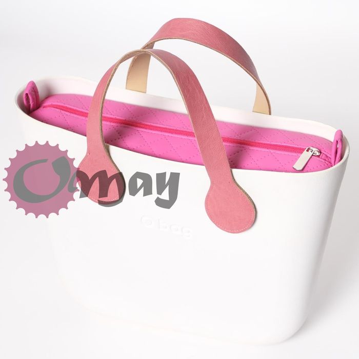 organizer OBAG MINI skóra eko pik ekoskóra pikowana różowa OMAY