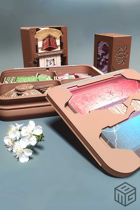 Bonsai gra planszowa, insert, modyfikacja, organizer od MBG