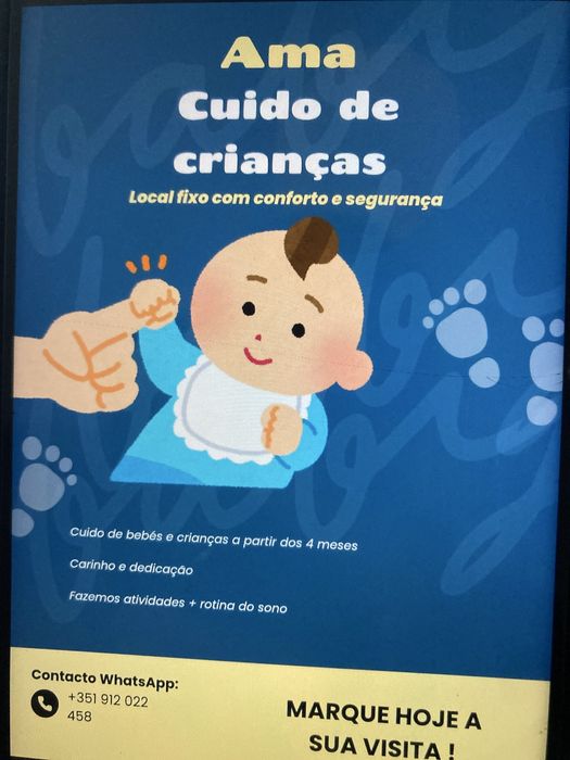 Ama Cuida de Bebes e Criancas