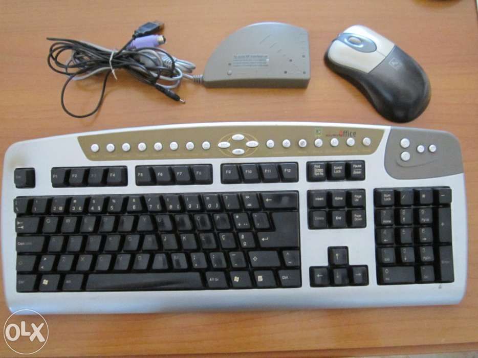 Teclado e rato sem fios