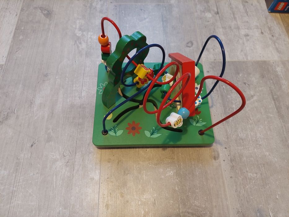 Przeplatanka drewniana zabawka Farma Montessori