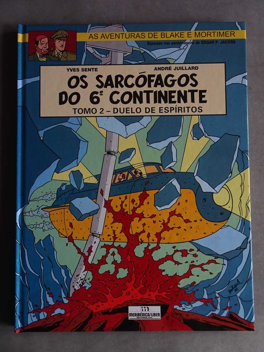 Livro As aventuras de Blake e Mortimer  Os Sarcófagos do 6º Continente