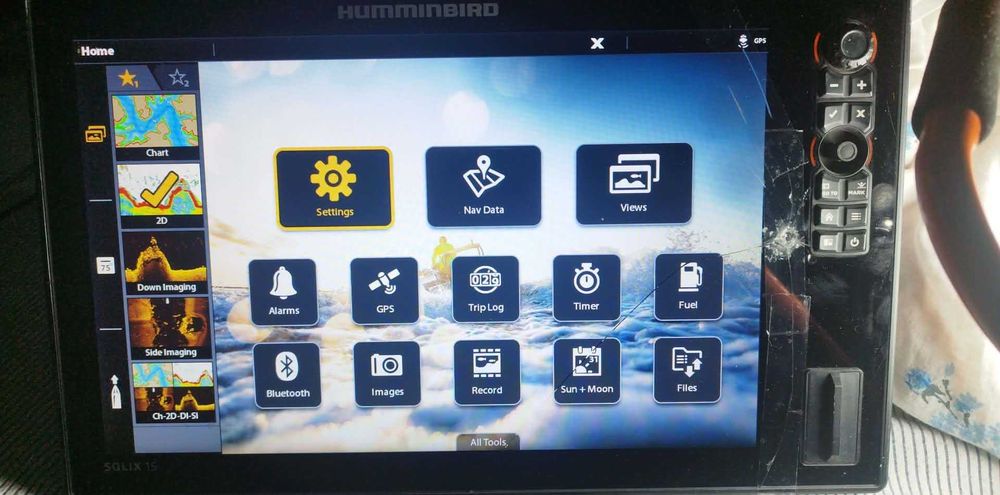 Echosonda Solix 15 SI gen 1  polski z czujnikiem XM14HWMSIT