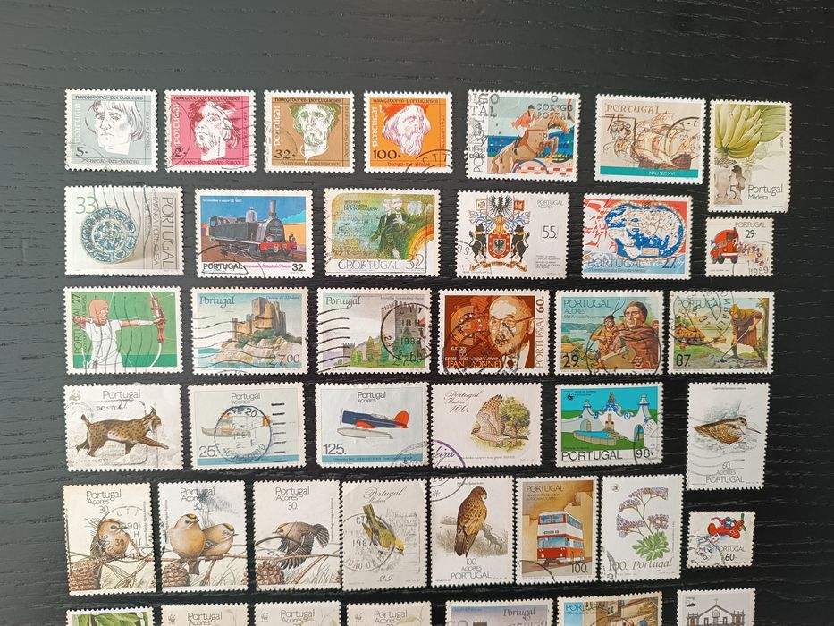 Selos de Portugal, 50 selos de 1987 a 1991