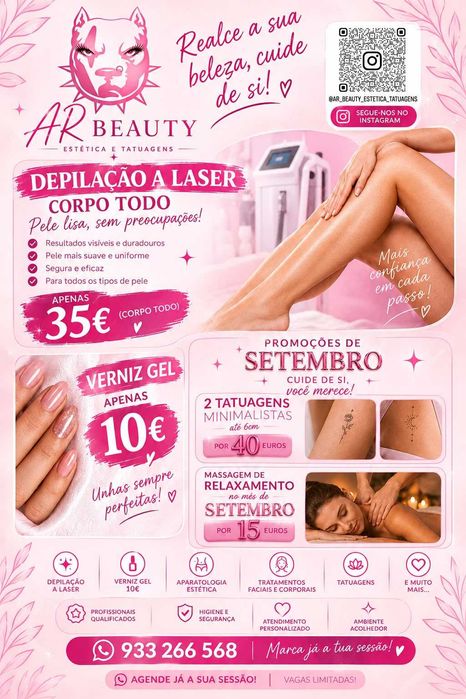 serviços estetica
