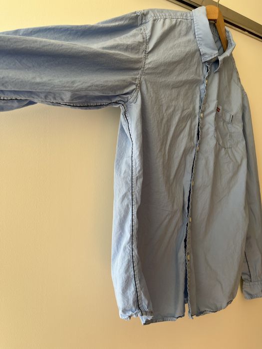 Koszula Napapijri męska niebieska XXL Slim Fit