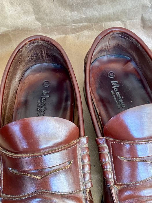 Sapato mocassins Massimo Dutti em couro