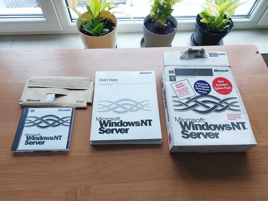Program Microsoft Windows NT Server 4.0 Vintage retro BOX