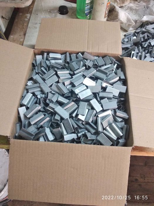 Blaszki spinające do taśmy PP 16 mm 2'000 szt