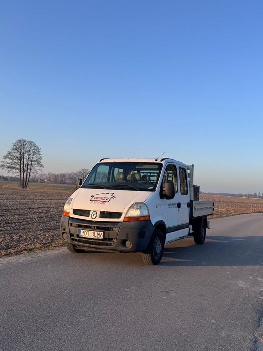 Renault Master  Renault Master 2.5 dCi 2004 r. Doka 7-osobowy Skrzynia ładunkowa