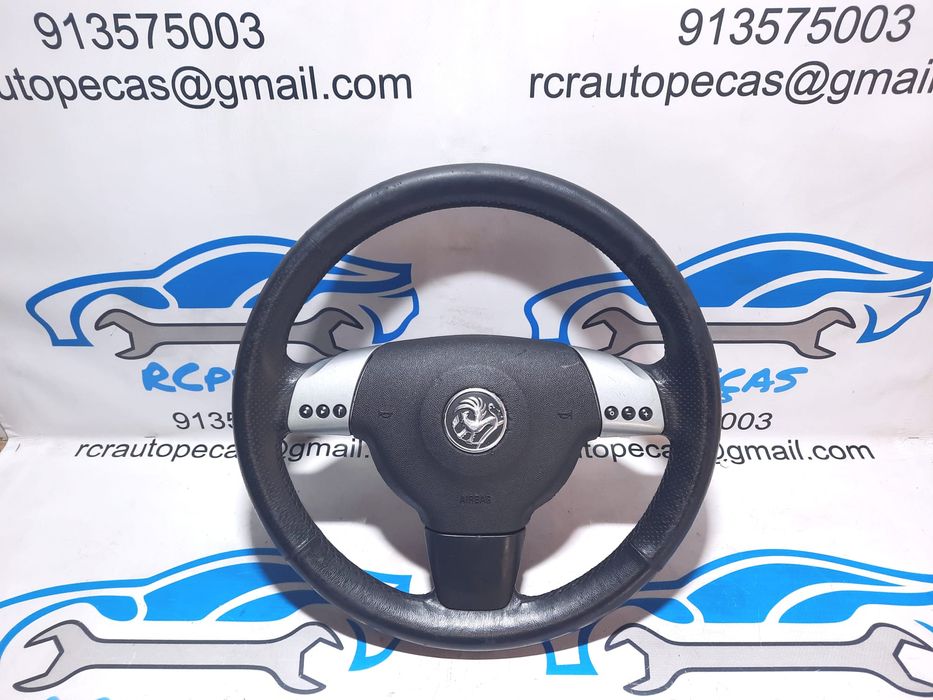 VOLANTE GUIADOR COMPLETO OPEL 13175440 9186750 OPEL VECTRA C Z02 PELE