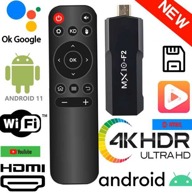 Android TV box - SMART TV - MX10 F2 - WiFi - Internet w telewizorze
