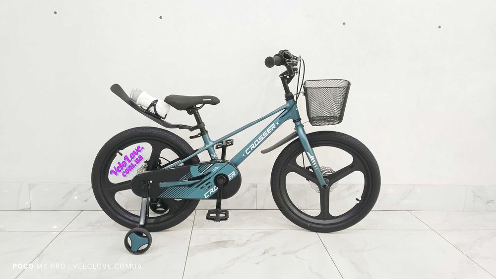 НОВЫЙ Детский легкий магниевый велосипед Crosser, колеса 16" и 20"