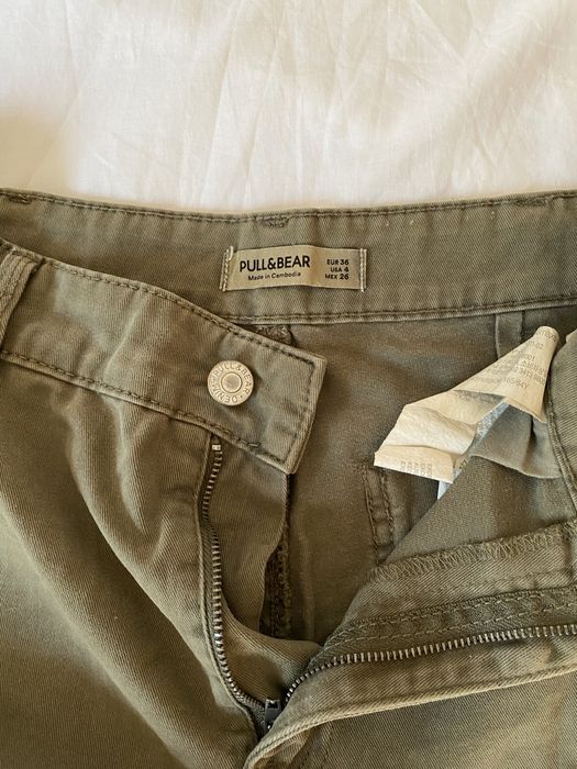 Calcas cargo verde escuro