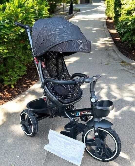 Дитячий велосипед коляска триколісний В наявності детский