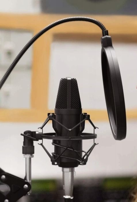 Pojemnościowy Mikrofon USB do Komputera Statyw z Podstawa TONOR TC30+