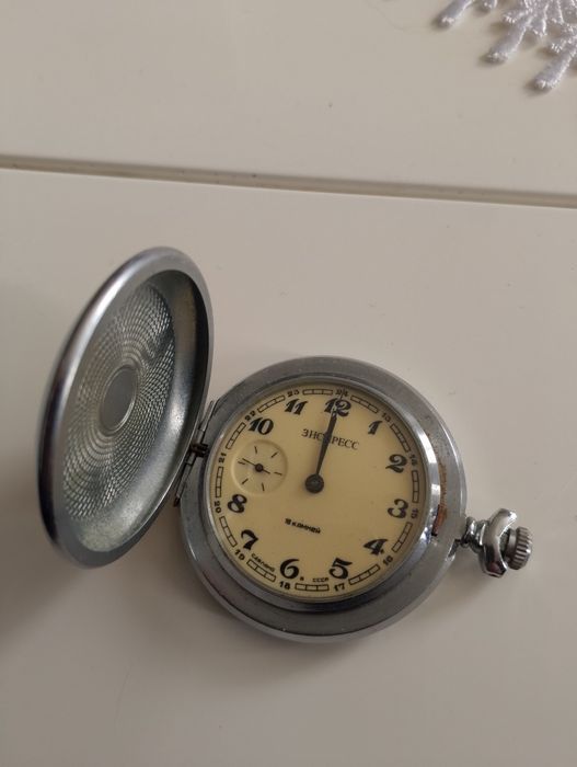 Radziecki zegarek kieszonkowy