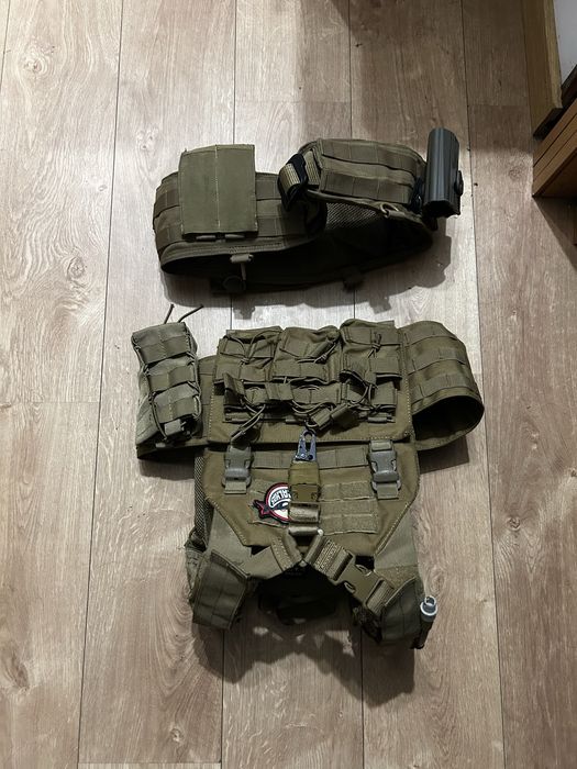 Colete + cinturao airsoft