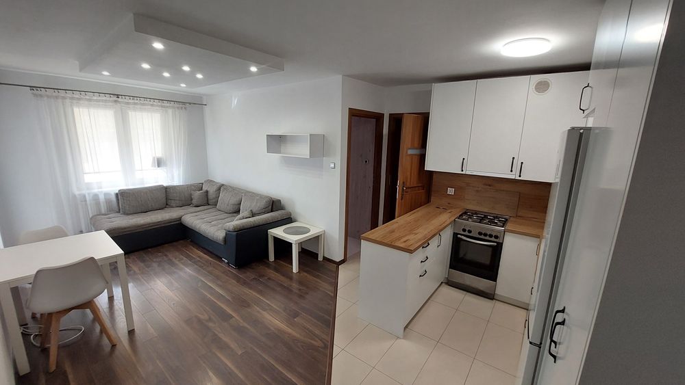 Wynajem mieszkania 34 m duży pokój aneks sypialnia łazienka balkon