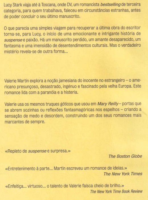 Livro Febre Italiana de Valerie Martin [Portes Grátis]