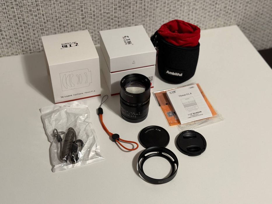 Обʼєктив 7artisans 75mm F1.4 для Sony FE