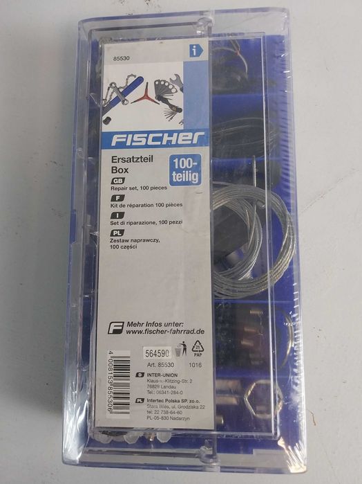 Zestaw Naprawczy Do Roweru 100 Elementów  Fischer