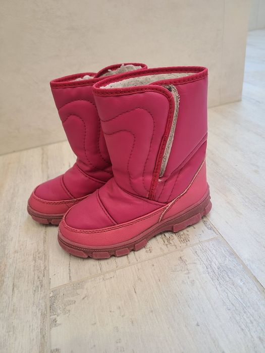 Buty zimowe śniegowce dla dziewczynki