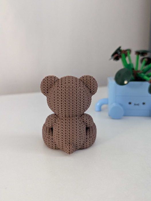 Figurka misia z serduszkiem 3D