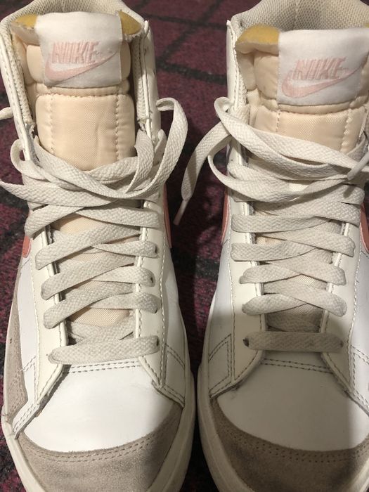 Nike кроссовки  высокие кожаные