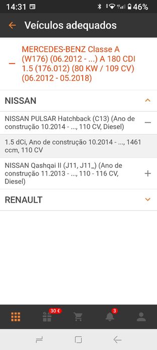 Alternadores vario material auto novo